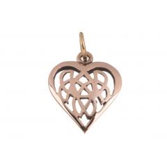 Amina - Celtic Heart (Pendant in Bronze)