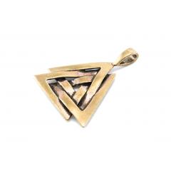 Valknut - Wotans Knot (Pendant in Bronze)