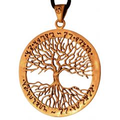 Baum des Lebens - Kettenanhänger aus Bronze