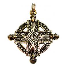 North Warrior Cross (Pendant in Gold)