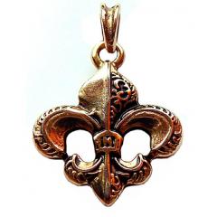 Fleur de Lys L (Pendant in gold)