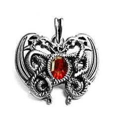 Dragonheart Red (Pendant in silver)