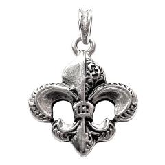 Fleur de Lys L (Pendant in silver)