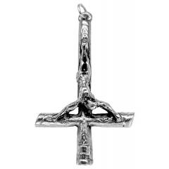 Inverted Cross (Pendant in silver)