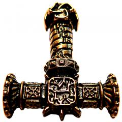 Vindir Hammer (Pendant in gold)