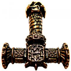 Vindir Hammer (Kettenanhänger in Gold)