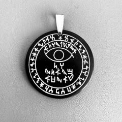 Protection Amulet of Rabbi Nehonia-Kabbalah (Pendant from Horn)