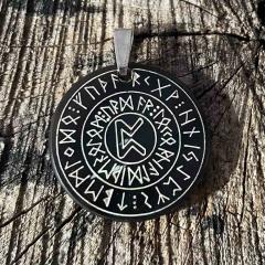 Happiness rune 2 (Pendant from Horn)