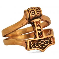 Thoran - Thorshammer Ring (Ring in Bronze)