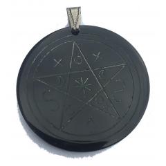 Shadow Pentagram (Pendant from horn)