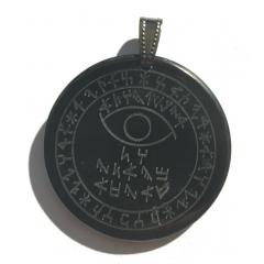 Protection Amulet of Rabbi Nehonia-Kabbalah (Pendant from Horn)