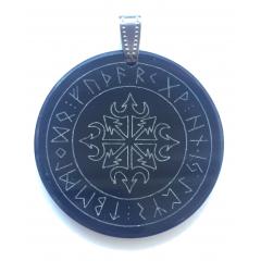 Chaos star with runes (Pendant from horn)